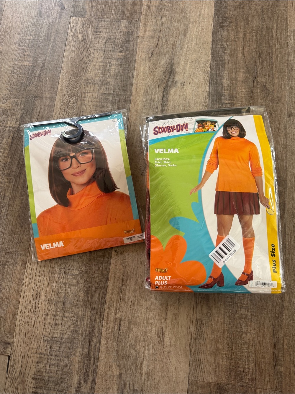 Spirit Velma Costume - Orange Top & Brown Skirt